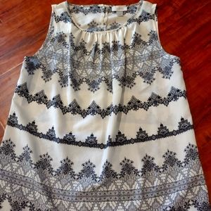 Loft, Medium, white, tank top